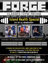 Forge Island Health Offer